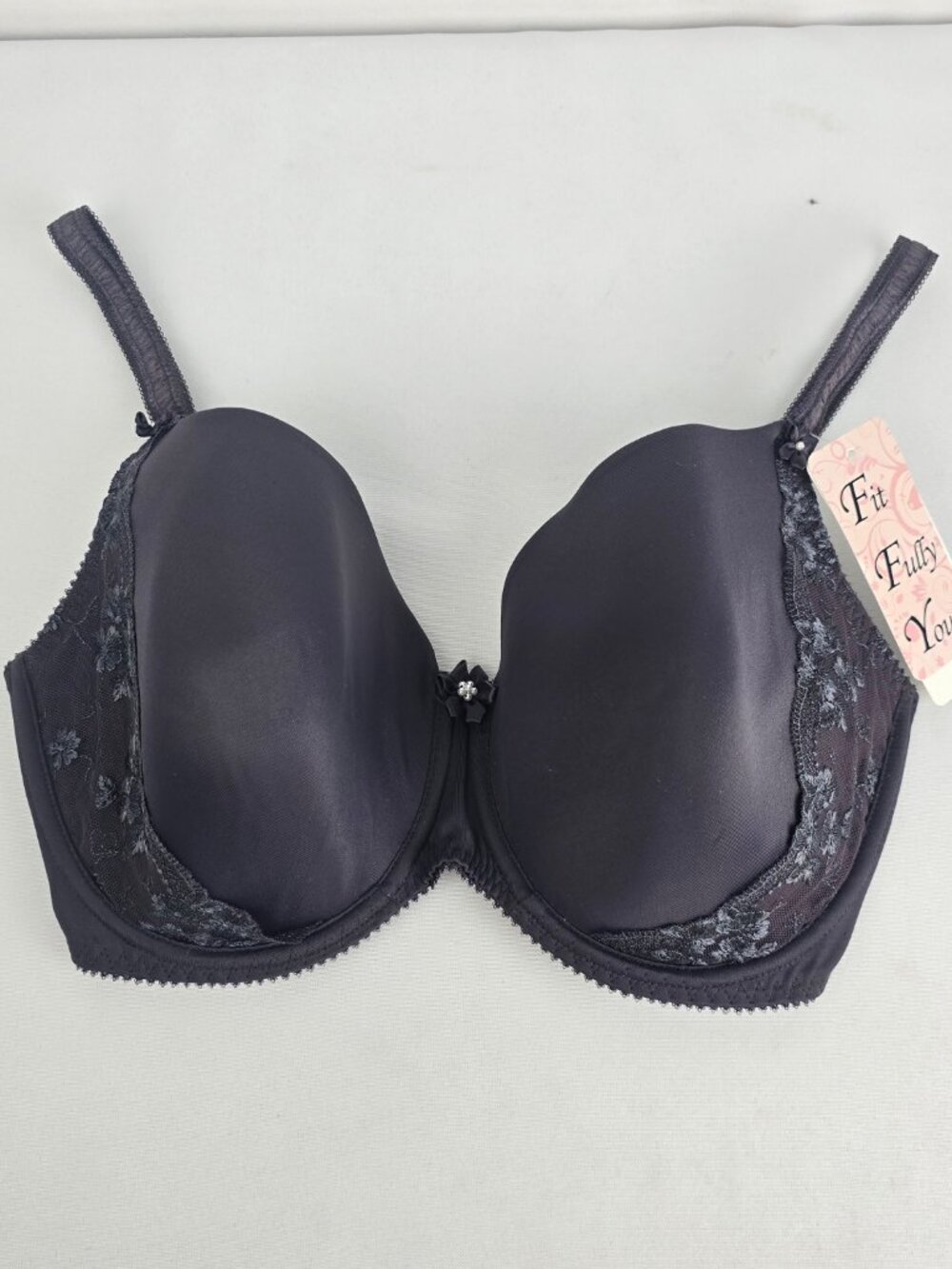 Fit Fully Yours Gloria Graphite Bra Size 30I NWT